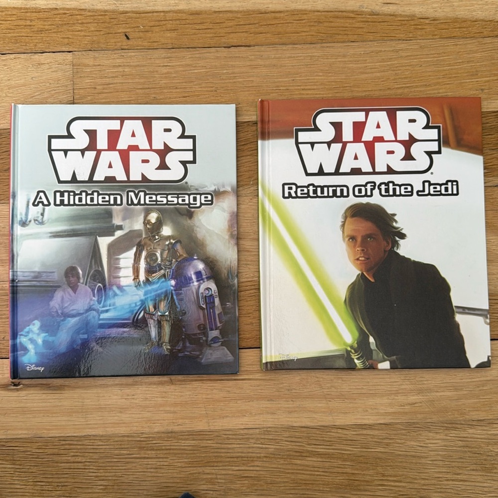 Story Reader Me Reader STAR WARS A Hidden Message & Return of the Jedi Books 🌟